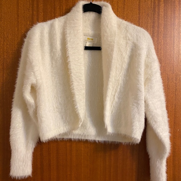 Anthropologie eyelash open cardigan sweater - Picture 1 of 1